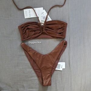 L*Space Shimmer Dawn Cabana Bikini Set